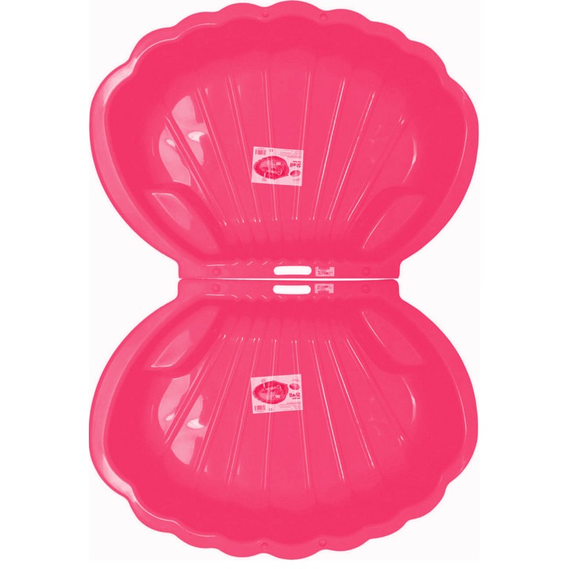 2x Muschel Sandkasten Planschbecken XL 108x79x18 rosa PROMO 2x Muschel Sandkasten Planschbecken XL 108x79x18 rosa PROMO