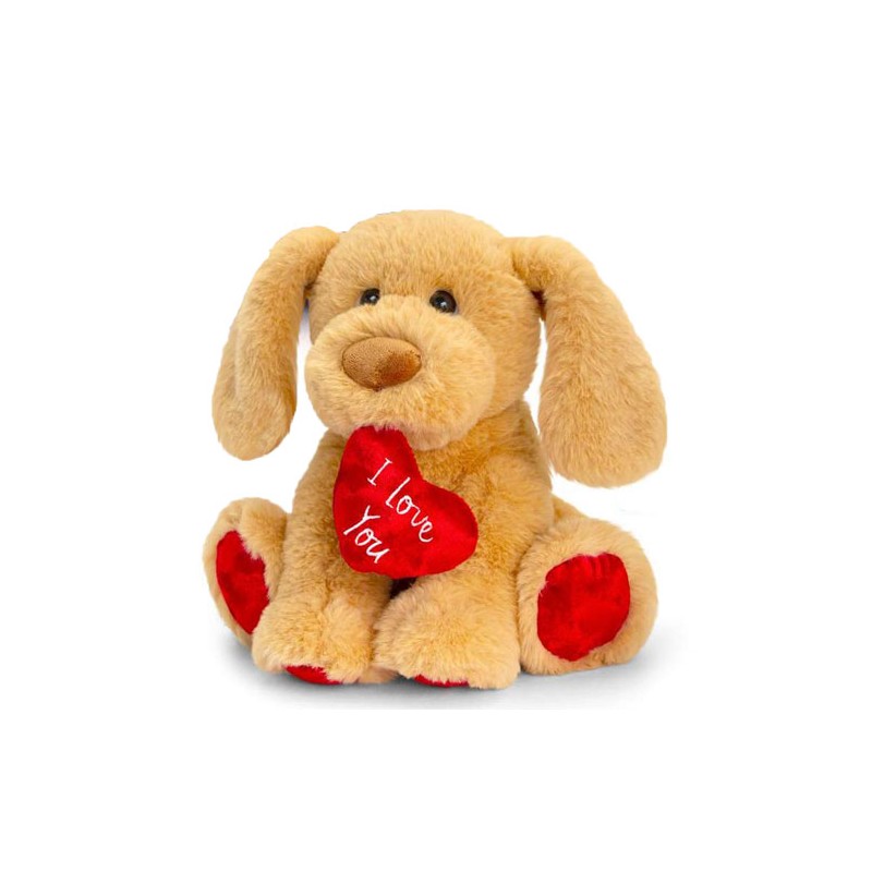 Plüsch Hund mit Herz 25cm Plüsch Hund mit Herz 25cm